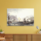 HM verzendt het Imogene en Andromache dat de Batte Canvas Afdruk (Insitu (Woonkamer))