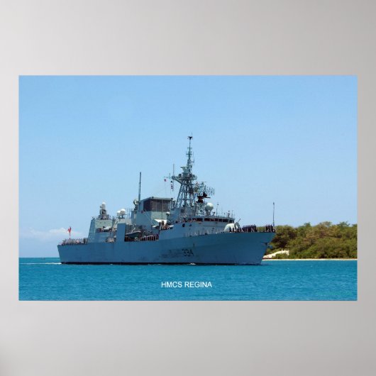 HMCS Regina Poster (Voorkant)