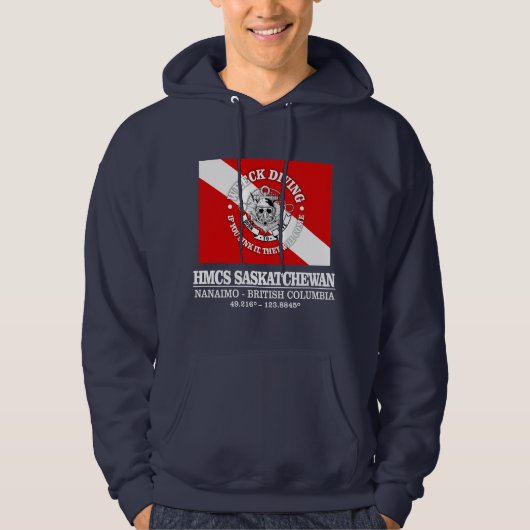 HMCS Saskatchewan (beste wrakken) Hoodie (Voorkant)