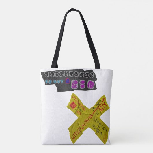 "HMM"-GIRAFFE DRAAGTAS (Achterkant)