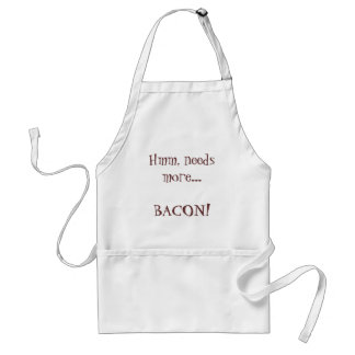 Hmm, heeft meer nodig... BACON! Standaard Schort