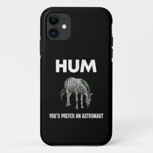 Hmm Je Had Liever Een Adtronaut Grappige Zebra iPhone 11 Hoesje