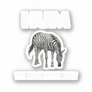 Hmm Je Had Liever Een Adtronaut Grappige Zebra Sticker