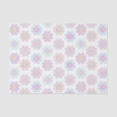 Hmong geïnspireerd, helder patroon tissuepapier (Voorkant)