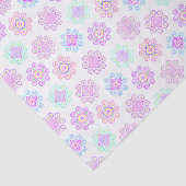 Hmong geïnspireerd, helder patroon tissuepapier (Detail)