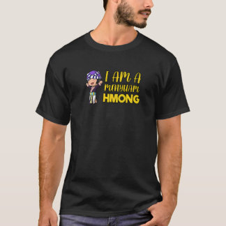 Hmong Miao Trots Traditioneel Meisje Vrouw Hmoob E T-shirt