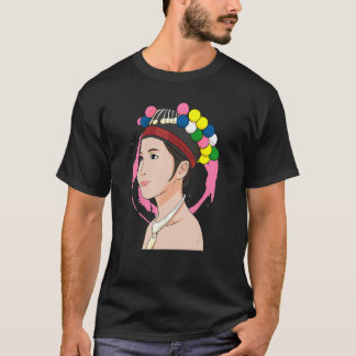 Hmong Miao Trotse Traditionele Meisje Vrouw Hmoob T-shirt