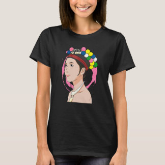 Hmong Miao Trotse Traditionele Meisje Vrouw Hmoob T-shirt