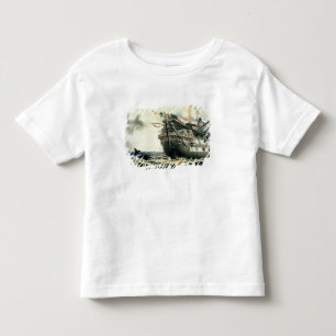HMS Agamemnon die de oorspronkelijke Atlantische k Kinder Shirts