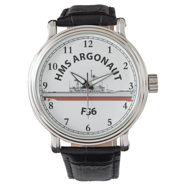 HMS ARGONAUT - F56 - LEANDER ORIG WATCH HORLOGE (Voorkant)
