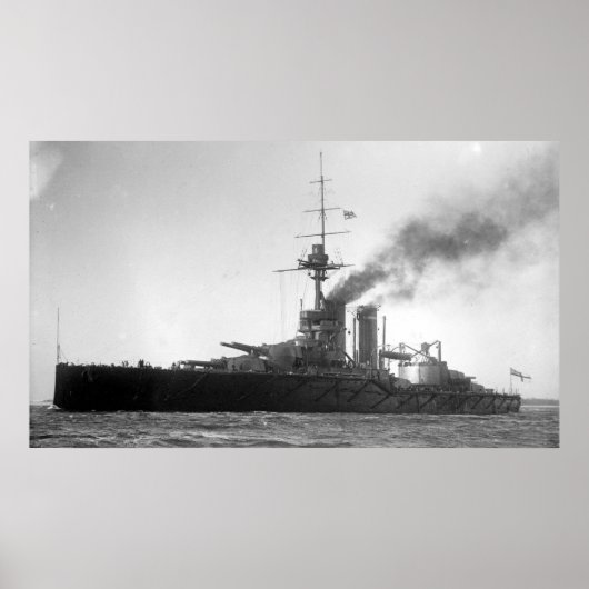 HMS Audacious Poster (Voorkant)