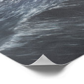 HMS Beagle in een storm voor Kaaphorn Poster (Hoek)