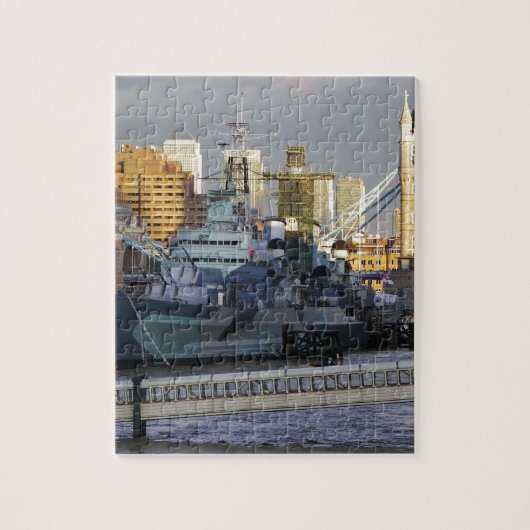 HMS Belfast. Legpuzzel (Verticaal)