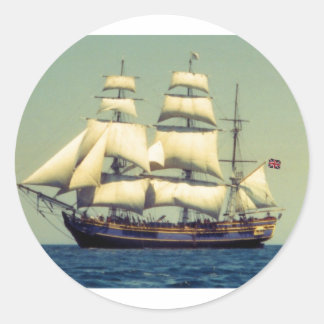 HMS Bounty Ronde Sticker