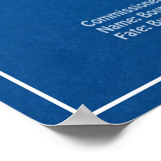 HMS Bounty - Schip Blauwdruk Plannen ABD Poster (Hoek)