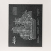 HMS Bounty - Ship Blueprint Plans PD Legpuzzel (Verticaal)