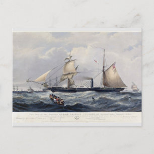 HMS Cyclops Fregat 1839 Briefkaart