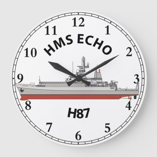 HMS ECHO - ECHO KLASSE - H87 GROTE KLOK (Voorkant)