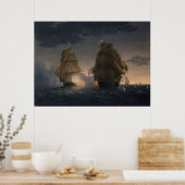 HMS Endymion vs US President Poster (Keuken)