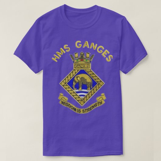 HMS GANGES T-SHIRT (Design voorkant)