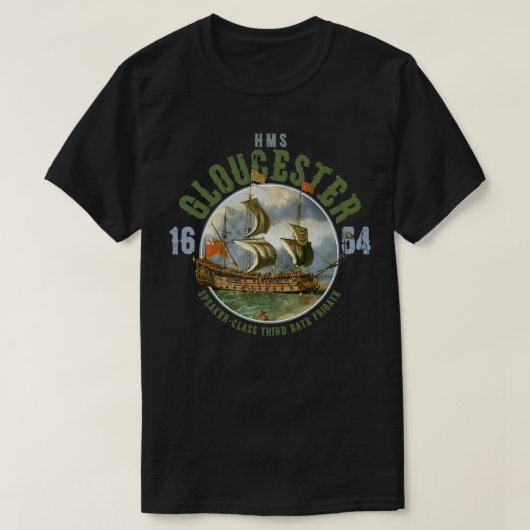 HMS Gloucester T-shirt (Design voorkant)