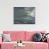 HMS Hood 1941 2014 Canvas Afdruk (Insitu (Woonkamer))