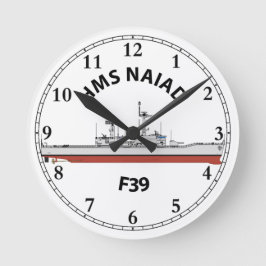 HMS NAIAD - F39 - LEANDER ORIG RONDE KLOK
