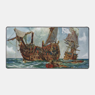 HMS Nottingham en slagschip Mars 1703 Bureaumat