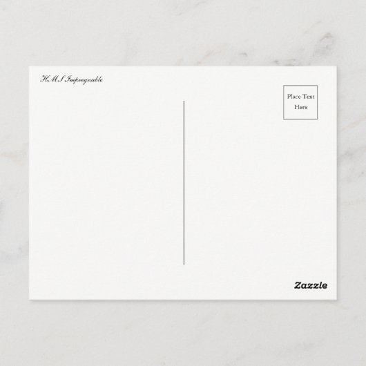  HMS Onneembaar Briefkaart (Achterkant)