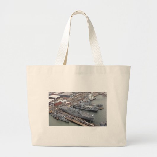HMS onvinbaar Grote Tote Bag (Voorkant)