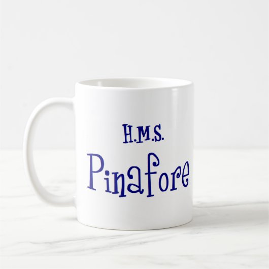 hms pinafore koffiemok (Links)