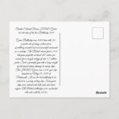 HMS Queen Zeeslag 1839 Briefkaart (Achterkant)