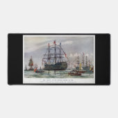 HMS Queen Zeeslag 1839 Bureaumat (Voorkant)