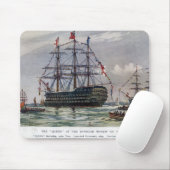 HMS Queen Zeeslag 1839 Muismat (Met muis)