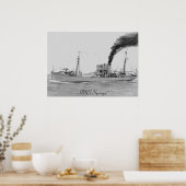 HMS Syringa-poster Poster (Keuken)