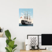HMS Victory 16-inch x 20-inch poster (Thuiskantoor)