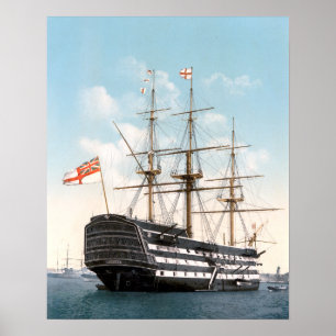 HMS Victory 16" x 20" affiche