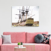 HMS Victory Canvas Afdruk (Insitu (Woonkamer))