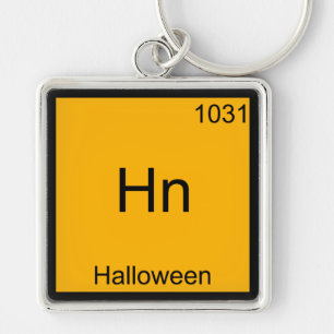 Hn - Grappig Halloween Element Meme Chemie T-shirt Sleutelhanger