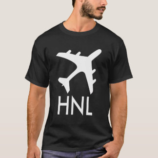 HNL Airport Code Bagage Label Honolulu Hawaii Vere T-shirt