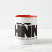 HNN Mug blanche, noire et rouge (Centre)
