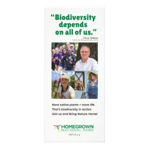 HNP "Biodiversiteit is afhankelijk van ons allemaa Reclamekaart