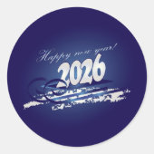 HNY 2026 RONDE STICKER (Voorkant)