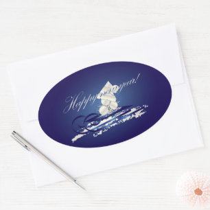 HNY slee Ovale Sticker