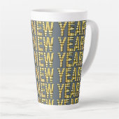 HNY Yellow Gld Latte Mug (Angle droit)