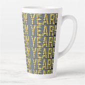 HNY Yellow Gld Latte Mug (Droite)
