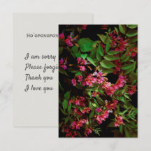 Hoʻoponopono-gebed & botanische bloemenfoto