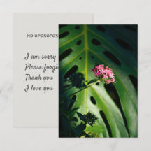 Hoʻoponopono-gebed & moderne botanische foto