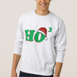 Ho 3 (Cubed) Funny KerstSweater Trui