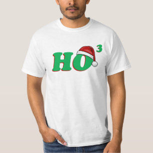 Ho 3 (Cubed) Grappig kerstT-shirt T-shirt